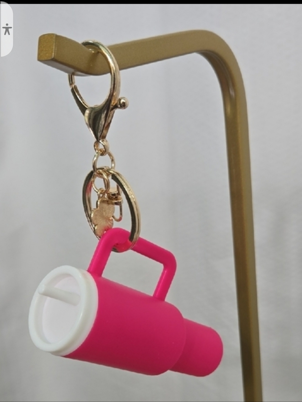 Pink Keychain/ Bag Charm